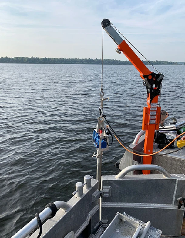 Waterbodemonderzoek met de Vibrocore